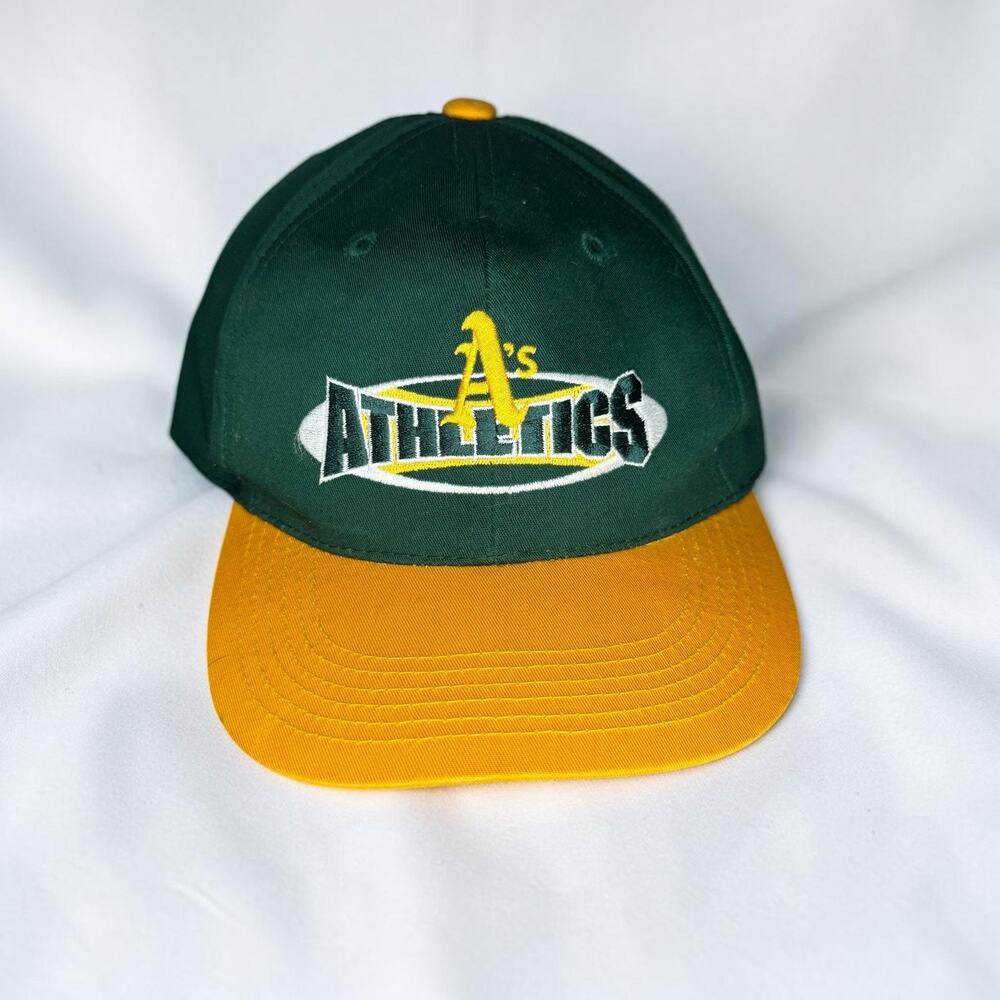 Vintage Oakland Athletics Hat Snapback 90s MLB Grosscap Genuine Merchandise